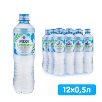 Вода Моя стихия 0.5 литра, без газа, пэт, 12 шт. в уп. Вода Моя стихия 0.5 литра, без газа, пэт, 12 шт. в уп.